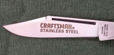 Craftsman #95222 Jack Knife Pattern