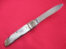 Vintage German Bonsa Horn Leverlock Knife Vintage German Bonsa Horn Leverlock Knife