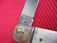Vintage German Bonsa Horn Leverlock Knife Vintage German Bonsa Horn Leverlock Knife