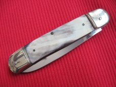 Vintage German Bonsa Horn Leverlock Knife Vintage German Bonsa Horn Leverlock Knife
