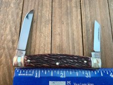 German Eye Carl Schlieper Half Congress Brown Jigged Bone German Eye Carl Schlieper Half Congress Brown Jigged Bone