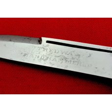 Vintage **RARE** AMERICAN SHEAR & KNIFE Splitback Whittler Pen Pocket Knife c.1870-1914 Blade Etch Vintage **RARE** AMERICAN SHEAR & KNIFE Splitback Whittler Pen Pocket Knife c.1870-1914 Blade Etch