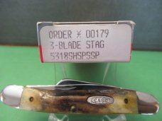 Case XX 1993 Stag Stockman Pattern # 5318 SS Case XX 1993 Stag Stockman Pattern # 5318 SS