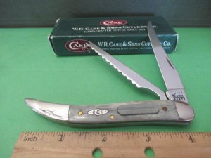 Case XX 2001 Moss Green Fish Knife Pattern # 620094F Made for CCC