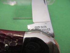 Queen City Red Bone Canoe Cozy Glenn Classic Knives 