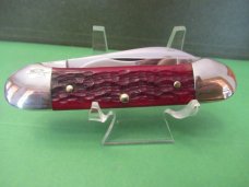 Queen City Red Bone Canoe Cozy Glenn Classic Knives 