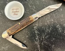 Great Eastern Cutlery Northfield #681221 White Owl, Sambar Stag Handle, New (GEC 68) Great Eastern Cutlery Northfield #681221 White Owl, Sambar Stag Handle, New (GEC 68)