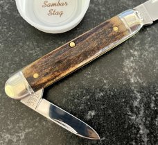 Great Eastern Cutlery Northfield #681221 White Owl, Sambar Stag Handle, New (GEC 68) Great Eastern Cutlery Northfield #681221 White Owl, Sambar Stag Handle, New (GEC 68)