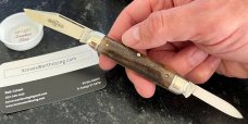 Great Eastern Cutlery Northfield #681221 White Owl, Sambar Stag Handle, New (GEC 68) Great Eastern Cutlery Northfield #681221 White Owl, Sambar Stag Handle, New (GEC 68)
