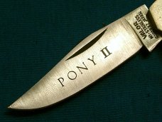 VINTAGE VALOR PONY 2 4000937 JAPAN LOCKBACK FOLDING POCKET KNIFE KNIVES OLD