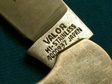 VINTAGE VALOR PONY 2 4000937 JAPAN LOCKBACK FOLDING POCKET KNIFE KNIVES OLD
