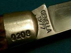 VINTAGE GENELLA 1977 0208 JAPAN JIGGED BONE BAREHEAD LOCKBACK FOLDING POCKET KNIFE KNIVES OLD VINTAGE GENELLA 1977 0208 JAPAN JIGGED BONE BAREHEAD LOCKBACK FOLDING POCKET KNIFE KNIVES OLD