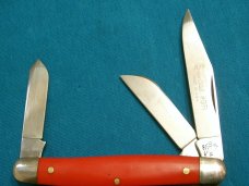 VINTAGE QUEEN STEEL 9R USA 95 RED DELRIN STOCKMAN FOLDING PEN JACK POCKET KNIFE KNIVES OLD VINTAGE QUEEN STEEL 9R USA 95 RED DELRIN STOCKMAN FOLDING PEN JACK POCKET KNIFE KNIVES OLD