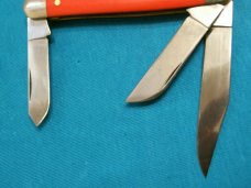 VINTAGE QUEEN STEEL 9R USA 95 RED DELRIN STOCKMAN FOLDING PEN JACK POCKET KNIFE KNIVES OLD VINTAGE QUEEN STEEL 9R USA 95 RED DELRIN STOCKMAN FOLDING PEN JACK POCKET KNIFE KNIVES OLD