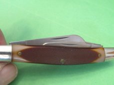 Schrade Old Timer Rough Saw Cut Delrin 4 Blade Model 44OT
