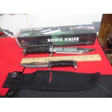 HUMVEE BOWIE COMBO SET PAKAWOOD HANDLES STAINLESS BLADES IN BOX WITH SHEATH NEVER USED HUMVEE BOWIE COMBO SET PAKAWOOD HANDLES STAINLESS BLADES IN BOX WITH SHEATH NEVER USED