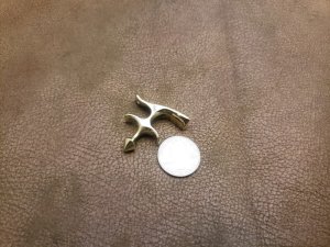 Miniature Apache Thorn pendant / keychain