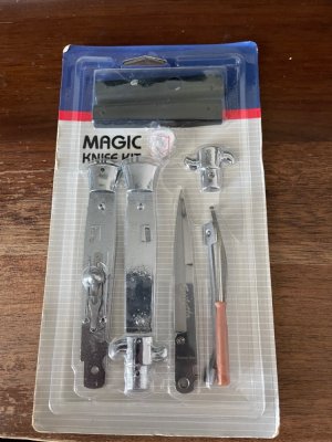 Vintage Magic Knife Kit
