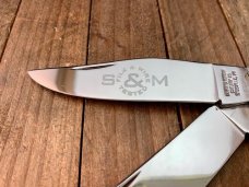 Schatt and Morgan File and Wire Series Large Gunstock Worm Grooved Bone Schatt and Morgan File and Wire Series Large Gunstock Worm Grooved Bone