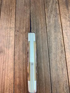 Schatt and Morgan File and Wire Series Large Gunstock Worm Grooved Bone Schatt and Morgan File and Wire Series Large Gunstock Worm Grooved Bone