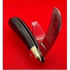 Vintage ELECTRIC CUTLERY CO 1-Blade Hawkbill Pruner Folding Pocket Knife c.1889-1909 Blade Etch Vintage ELECTRIC CUTLERY CO 1-Blade Hawkbill Pruner Folding Pocket Knife c.1889-1909 Blade Etch