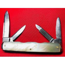 Vintage *RARE* WILBERT CUTLERY CO (Napanoch or Empire) Equal End Pen Presentation Knife c.1909 Pearl Vintage *RARE* WILBERT CUTLERY CO (Napanoch or Empire) Equal End Pen Presentation Knife c.1909 Pearl