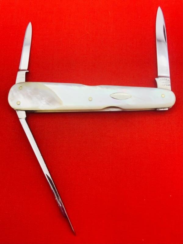 Vintage **RARE** AMERICAN SHEAR & KNIFE Sleeveboard Lobster Pen Folding Pocket Knife c.1870-1914 Vintage **RARE** AMERICAN SHEAR & KNIFE Sleeveboard Lobster Pen Folding Pocket Knife c.1870-1914