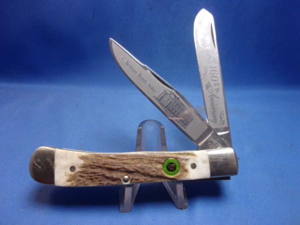 Hen and Rooster Stag Trapper NIB 160th Anniversary Hen and Rooster Stag Trapper NIB 160th Anniversary