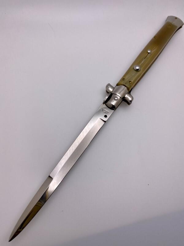 33cm / 13" Older Beltrame Made INOX Italy Clear Blonde Horn Bayonet Blade Swivel Bolster EX