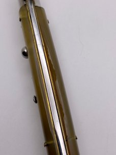 33cm / 13" Older Beltrame Made INOX Italy Clear Blonde Horn Bayonet Blade Swivel Bolster EX