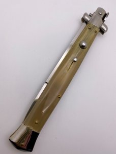 33cm / 13" Older Beltrame Made INOX Italy Clear Blonde Horn Bayonet Blade Swivel Bolster EX
