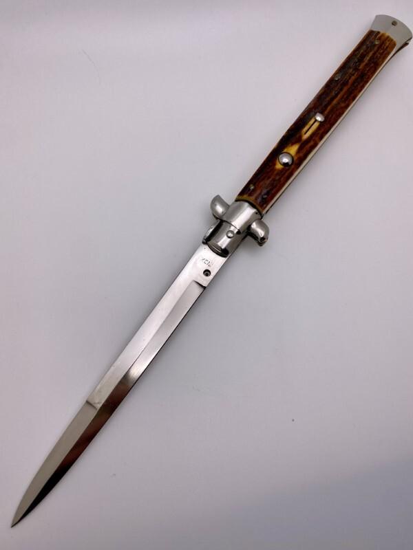 33cm / 13" Older Beltrame Made INOX Italy Gorgeous Stag Bayonet Blade Swivel Bolster EX