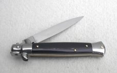FRANK BELTRAME 9" GENUINE DARK HORN ITALIAN STILETTO