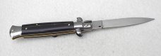FRANK BELTRAME 9" GENUINE DARK HORN ITALIAN STILETTO