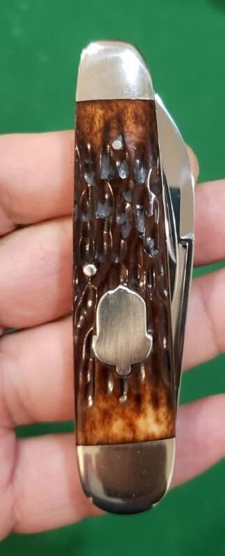 A.G.Russell (Cattaraugus) Sleeveboard Whittler, Brown Jigged Bone Seki Japan A.G.Russell (Cattaraugus) Sleeveboard Whittler, Brown Jigged Bone Seki Japan