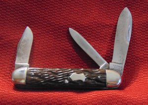 USED CONDITION ELECTRIC CUT. CO. NEWARK N.J. CATTLE KNIFE 1890-1910 