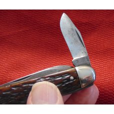 USED CONDITION ELECTRIC CUT. CO. NEWARK N.J. CATTLE KNIFE 1890-1910 USED CONDITION ELECTRIC CUT. CO. NEWARK N.J. CATTLE KNIFE 1890-1910