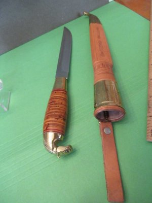 Hose Head Puukko Knife Finland Made