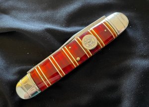 Winchester Candy Stripe Celluloid Moose pattern