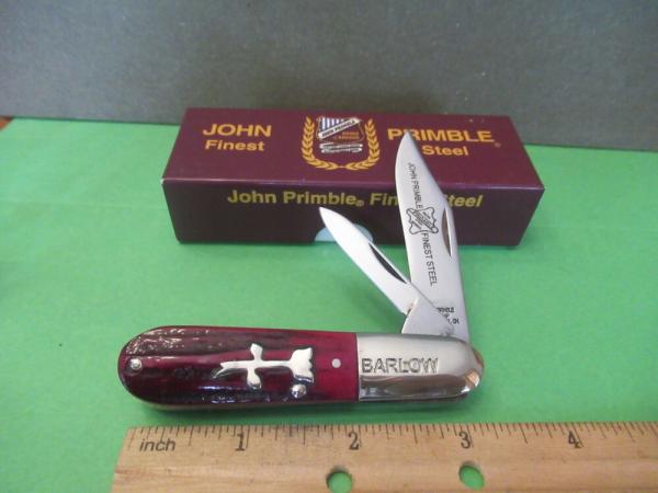 John Primble Belknap Black Cherry Stag Barlow Pattern # D 06 2509 TS-S 