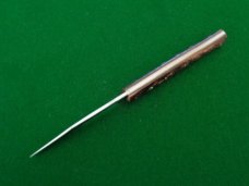 RARE PRESTO PAT PEND Jigged Bone FISHTAIL Auto MINT Copper Beryllium Spring