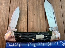 Schatt and Morgan Canoe Green Jigged Bone Schatt and Morgan Canoe Green Jigged Bone