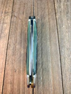 Schatt and Morgan Canoe Green Jigged Bone Schatt and Morgan Canoe Green Jigged Bone