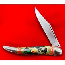 Full Set of 4 Imperial or Hammer Brand Toothpick Pocket Knives w/Foil Covers & Outdoor Scenes 45-56 Full Set of 4 Imperial or Hammer Brand Toothpick Pocket Knives w/Foil Covers & Outdoor Scenes 45-56