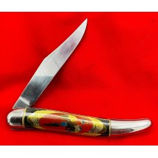 Full Set of 4 Imperial or Hammer Brand Toothpick Pocket Knives w/Foil Covers & Outdoor Scenes 45-56 Full Set of 4 Imperial or Hammer Brand Toothpick Pocket Knives w/Foil Covers & Outdoor Scenes 45-56