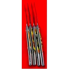 Full Set of 4 Imperial or Hammer Brand Toothpick Pocket Knives w/Foil Covers & Outdoor Scenes 45-56 Full Set of 4 Imperial or Hammer Brand Toothpick Pocket Knives w/Foil Covers & Outdoor Scenes 45-56