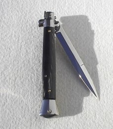 FRANK BELTRAME 11" GENUINE BRAZILIAN DARK HORN HANDLES ITALIAN STILETTO 