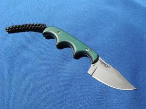 CRKT 2387 Minimalist Bowie Style Knife / Neck Knife,  Fixed Blade Folts Design