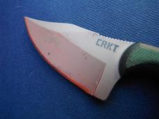 CRKT 2387 Minimalist Bowie Style Knife / Neck Knife,  Fixed Blade Folts Design