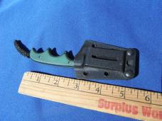 CRKT 2387 Minimalist Bowie Style Knife / Neck Knife,  Fixed Blade Folts Design